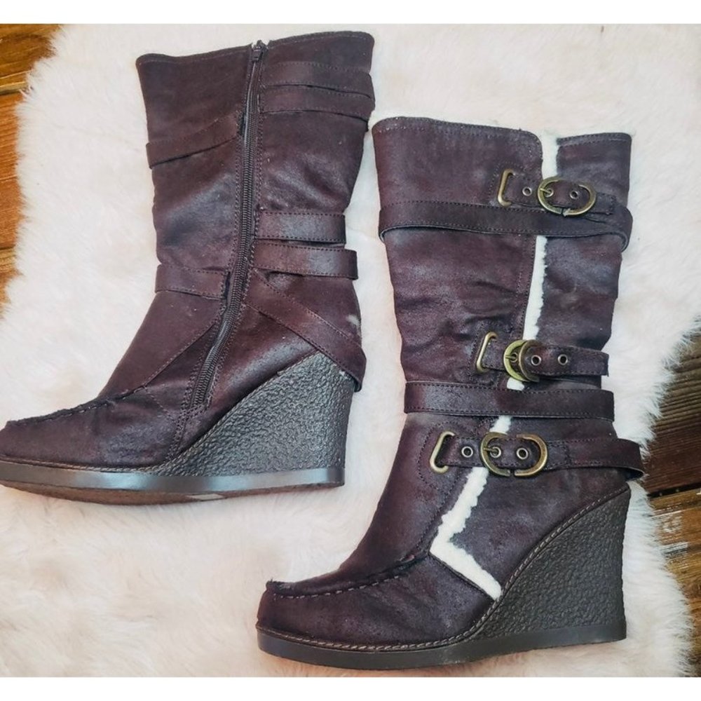 Soda Wedge Boots